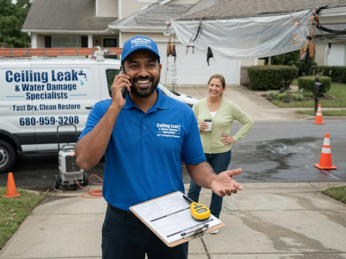Ceiling Leak Cleanup Sebree, KY FAQs